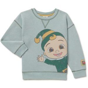 CoComelon Baby and Toddler Holiday Crewneck Sweatshirt